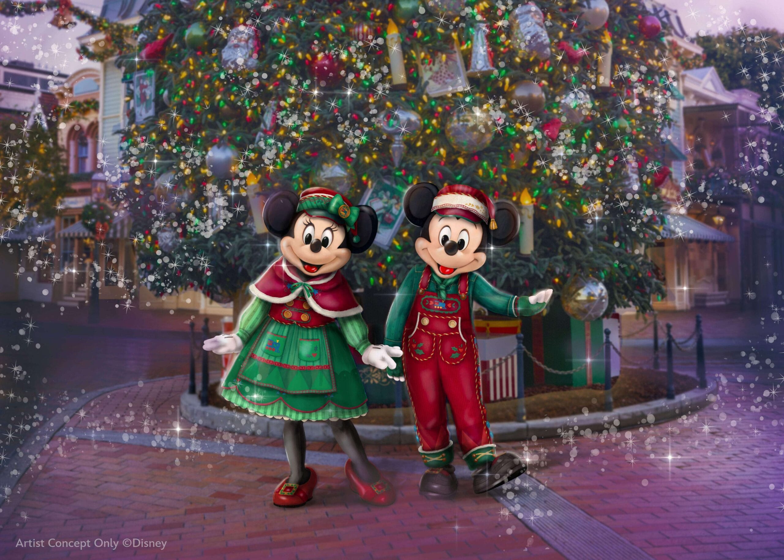 Mickey Mouse Minnie Mouse Holiday Attire 2026 (1)