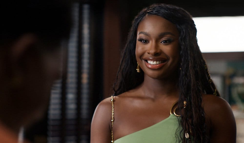BEL-AIR -- Episode 408 -- Pictured: Coco Jones as Hilary -- (Photo by: Peacock)